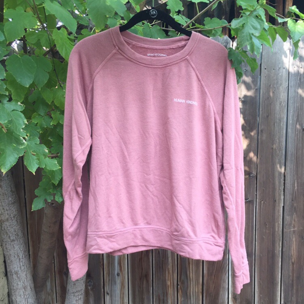 New with Tags blush pink good hYOUman pullover